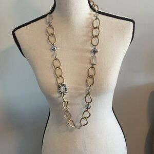 Elegant Gold and Silver Women's Necklace